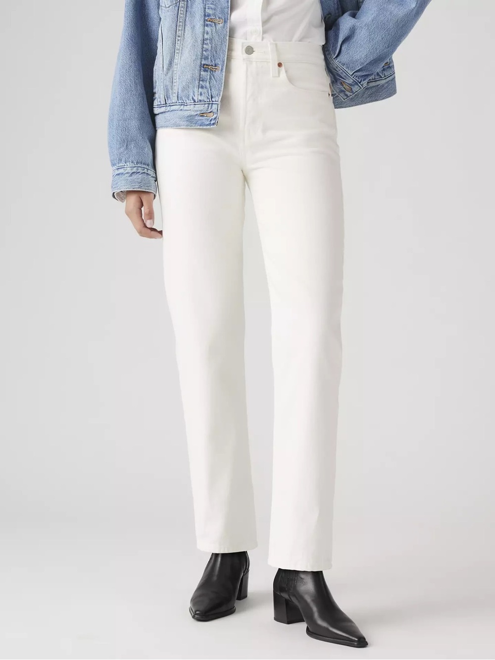 LEVI’s Wedgie Straight Leg Women’s Jeans in White